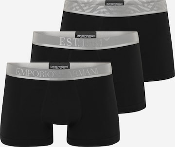 Boxers Emporio Armani en noir : devant