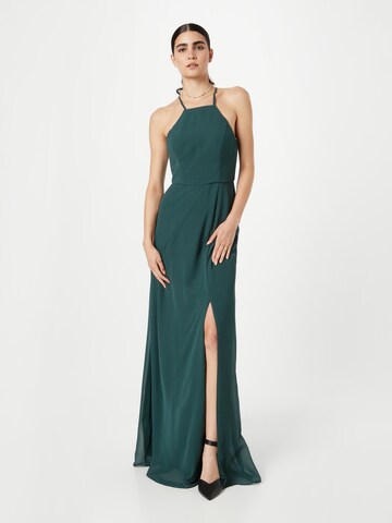 STAR NIGHT Evening Dress in Green: front