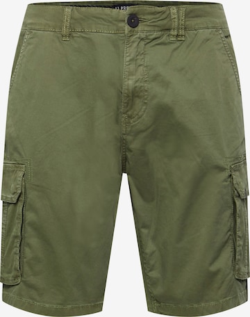 11 Project Regular Pants 'Sander' in Green: front