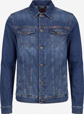 Carrera Jeans Übergangsjacke 'Trucker' in Blau: Vorderseite