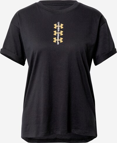 UNDER ARMOUR Camiseta funcional en dorado / negro moteado / blanco, Vista del producto