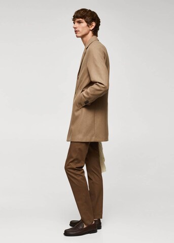 MANGO MAN Winter Coat 'hake' in Brown