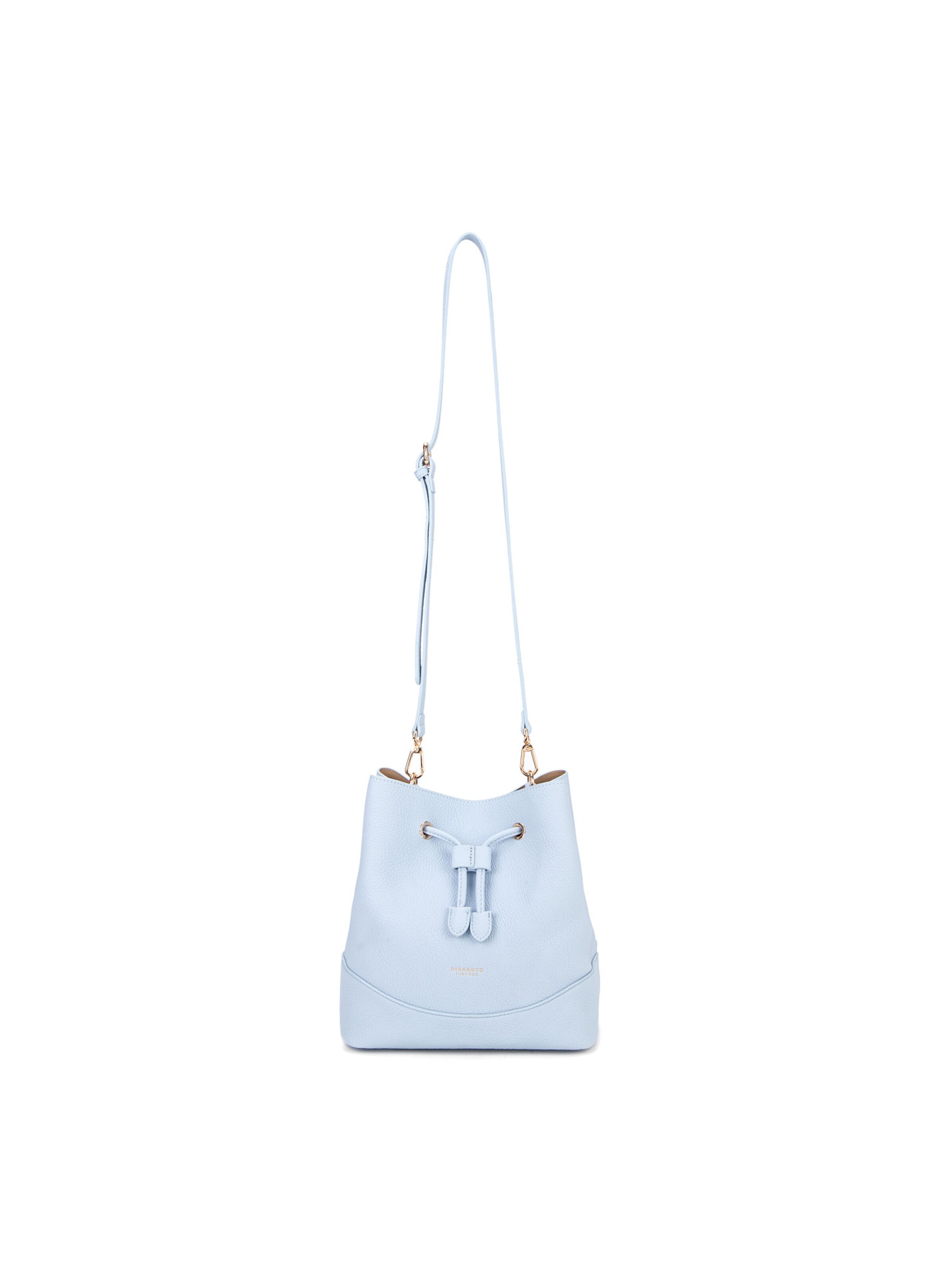 Borsa a mano 'Borsa a Mano Donna Vegan Leather con Coulisse e Tracolla Rimovibile' di Diana&Co. in blu