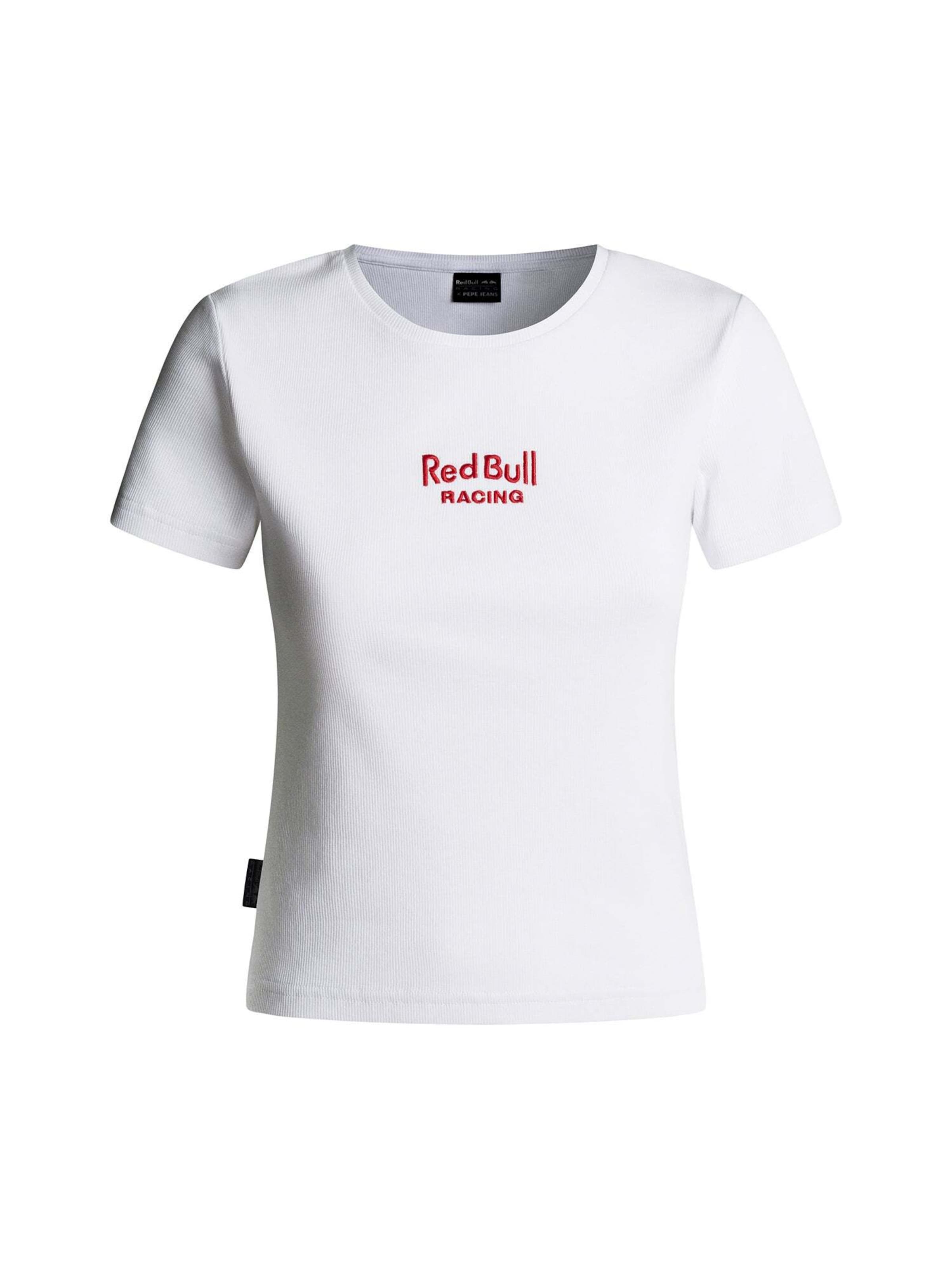 Maglietta di Red Bull Racing x Pepe Jeans in bianco: frontale