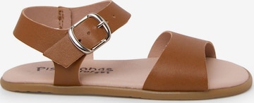 Pisamonas - Sandalias en marrón: frente