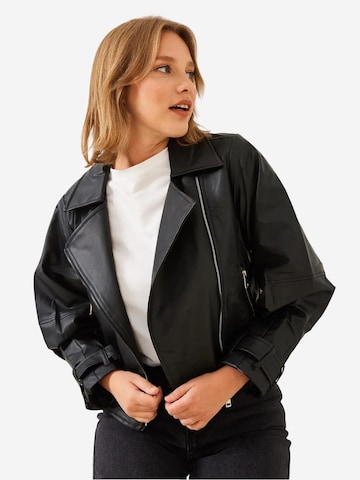 Veste mi-saison Bianco Lucci en noir