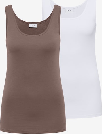 CECIL Top in Grey: front
