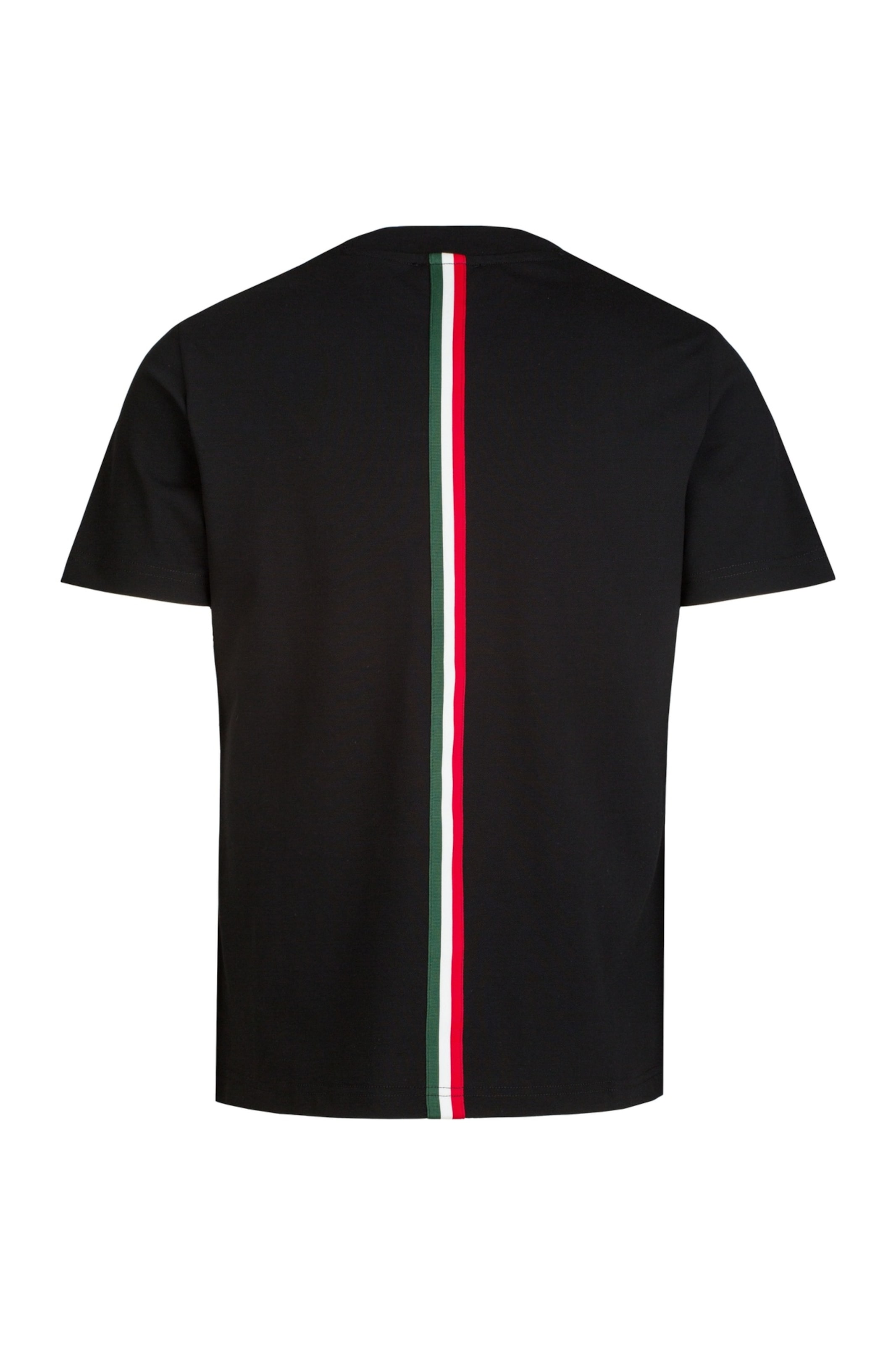 19V69 ITALIA Shirt 'Rafael Flag' in Black