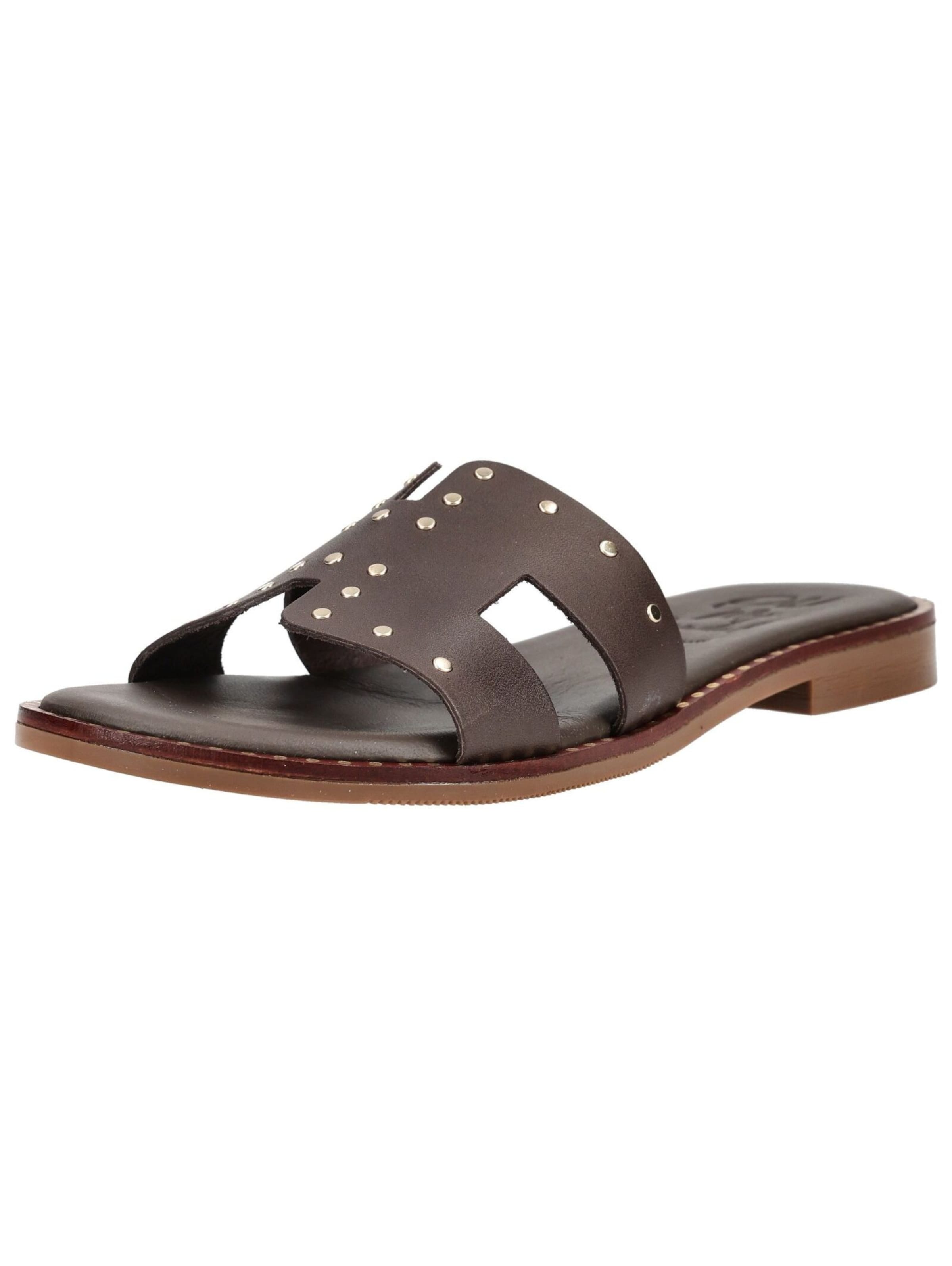 Zoccoletto di Oh! My Sandals in marrone: frontale