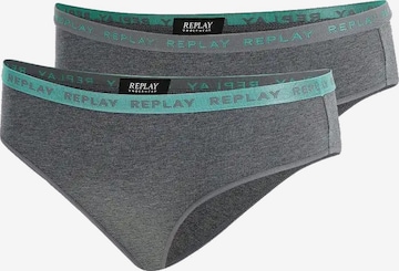 Slip di REPLAY in grigio: frontale