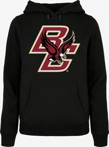 Merchcode Sweatshirt 'Boston College - Eagles' in Zwart: voorkant
