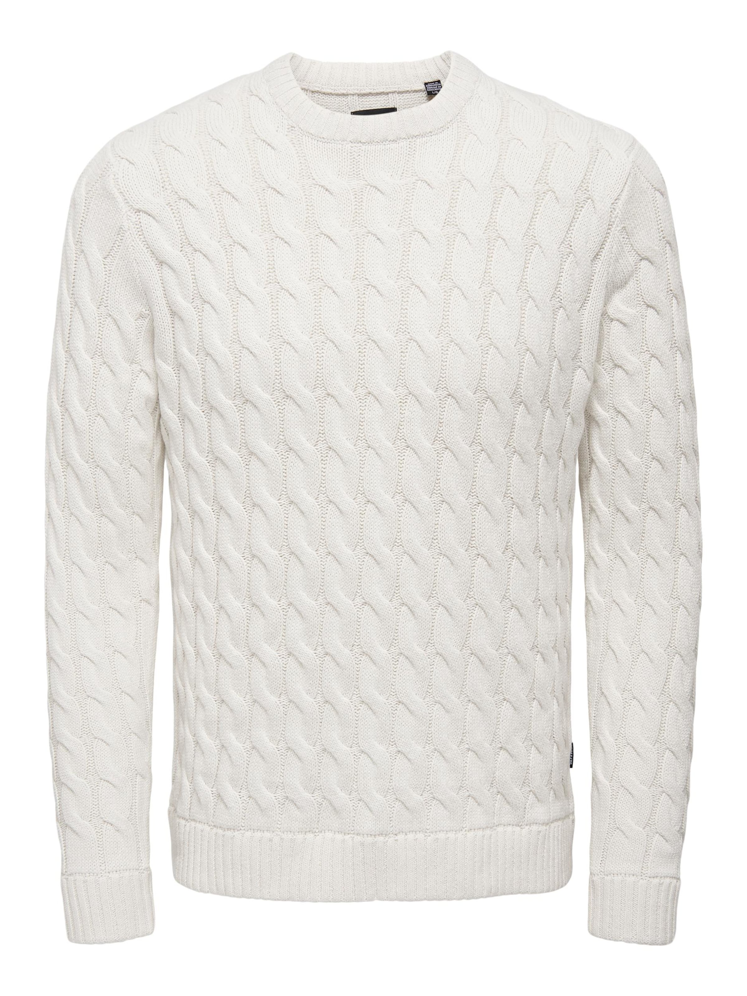 Pull-over 'ONSKicker' Only & Sons en blanc : devant