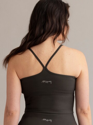Hey Honey Bustier Sport-BH 'Longline Unicolor' in Grün