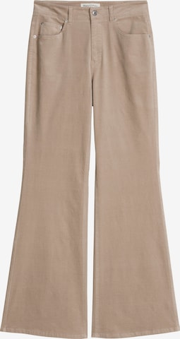Marc O'Polo Bootcut Broek in Beige: voorkant