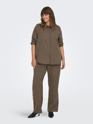 ONLY Carmakoma Bluse 'CARPinny' in Braun