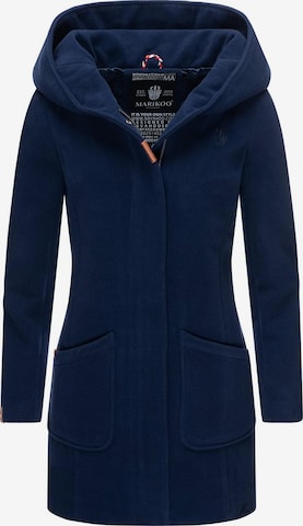 MARIKOO Between-Seasons Coat 'Maikoo' in Blue: front