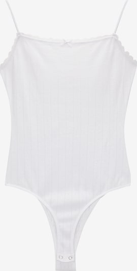 Pull&Bear T-shirtbody i vit, Produktvy