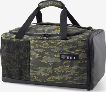 PUMA Sports Bag in Black: front