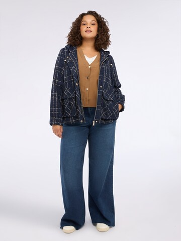 Fiorella Rubino Winter Coat in Blue