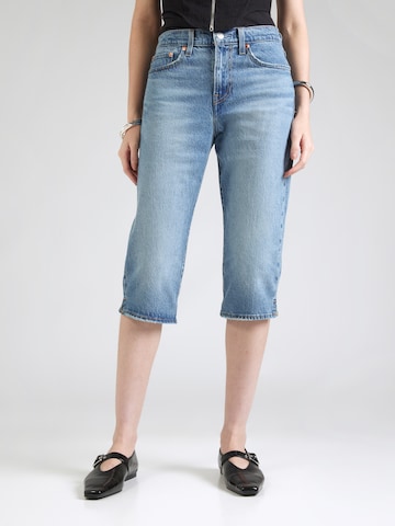 LEVI'S ® Slimfit Jeans 'Wedgie Capri' in Blau: Vorderseite