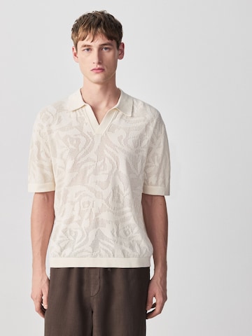 Next Pulóver - bézs: elől