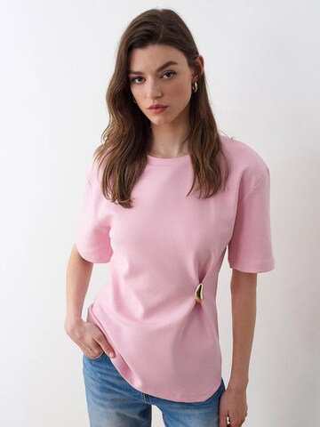 Dilvin - Camisa em rosa