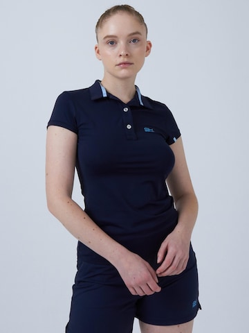 SPORTKIND - Camiseta funcional 'Poloshirt' en azul: frente