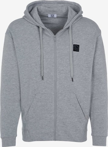 Veste de survêtement 'Iceberg Pullover' ICEBERG en gris : devant
