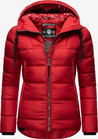 NAVAHOO Winter Jacket 'Renesmee' in Red: front