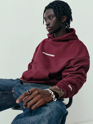 Felpa 'STWD' di Pull&Bear in rosso