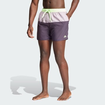 ADIDAS PERFORMANCE Sportbadehose 'CLX' in Lila: predná strana