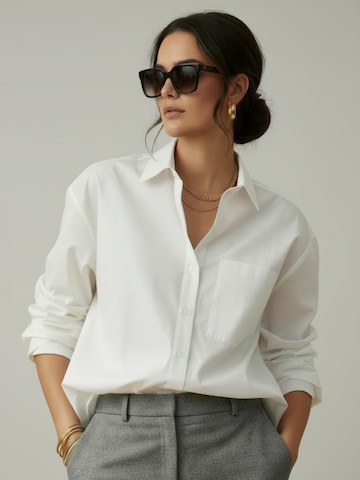 WEARABLE STORIES Blouse 'Luna' in Wit