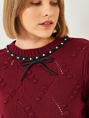 Pull-over Bianco Lucci en rouge