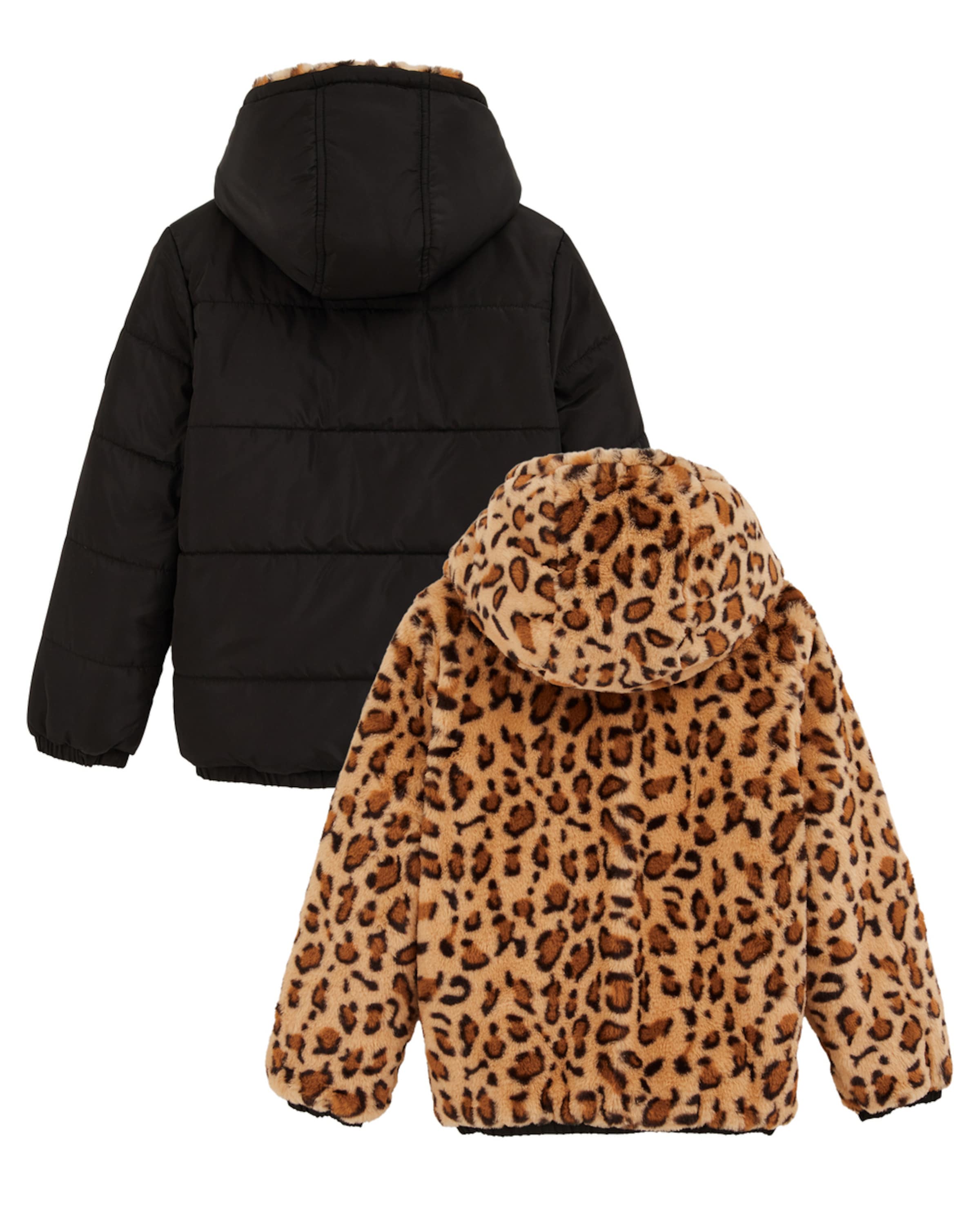 WE Fashion Демисезонная куртка в Черный