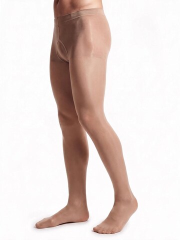 GLAMORY Lange onderbroek 'Support 40 Herrenstützstrumpfhose' in Beige: voorkant
