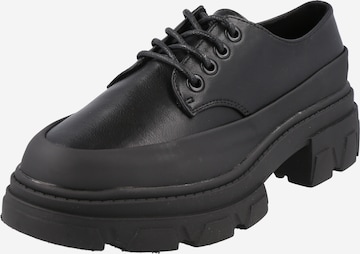 BULLBOXER Lace-Up Shoes in Black: front