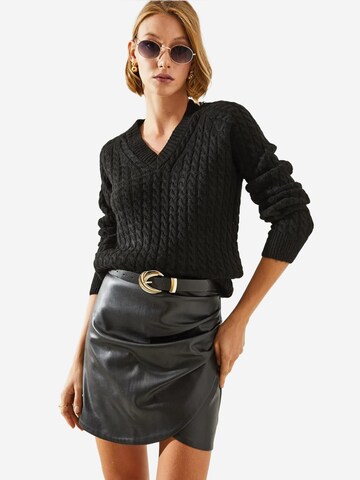 Pull-over 'Pullover' Bianco Lucci en noir