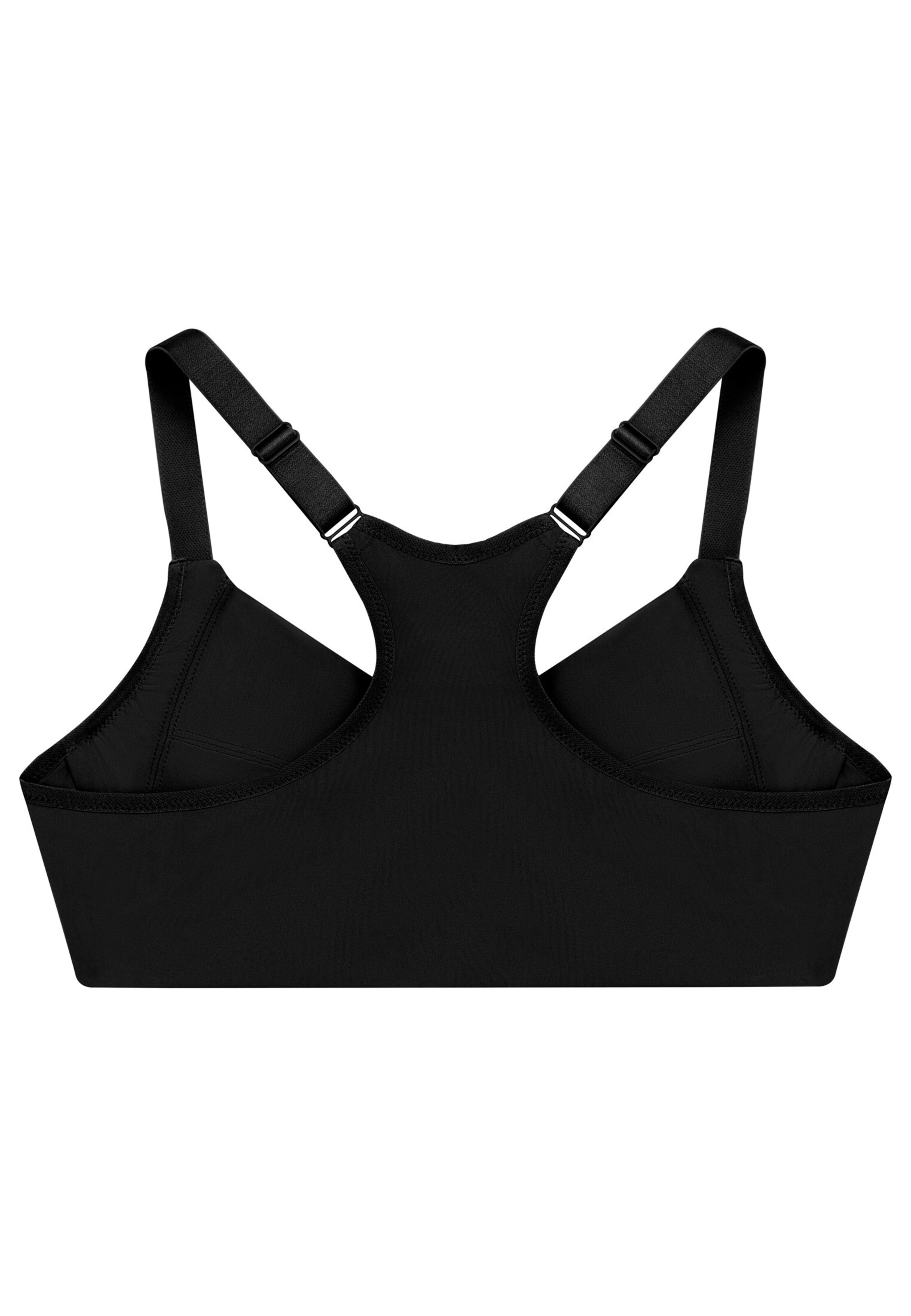 GLAMORISE T-shirt Bra 'WonderWire' in Black