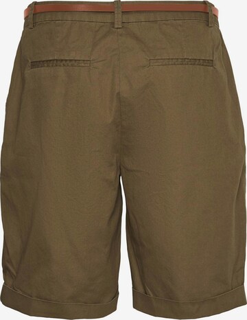 VERO MODA Regular Chino Pants 'Flashino' in Brown