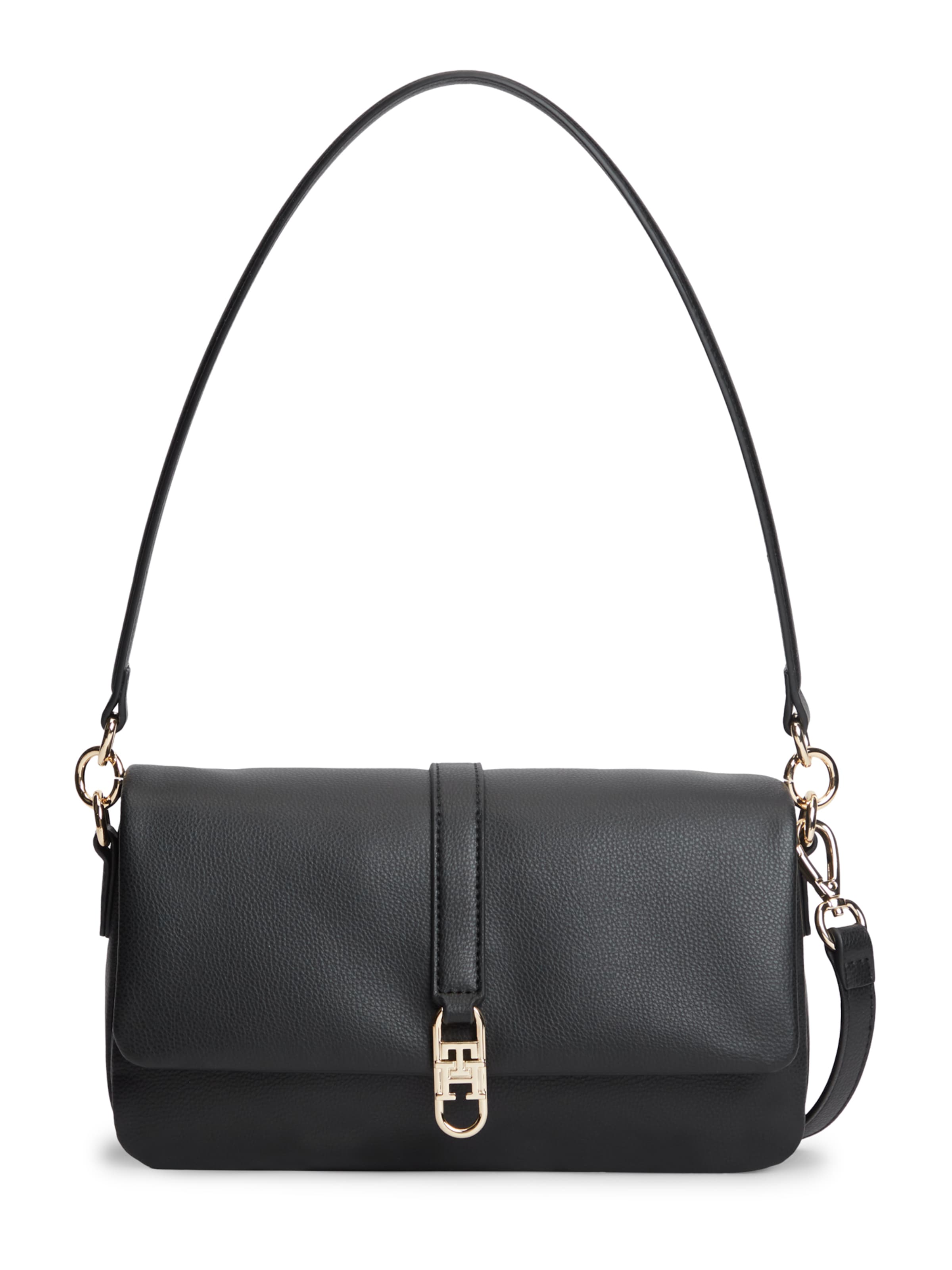 TOMMY HILFIGER - Mala de ombro 'LIBRE' em preto: frente