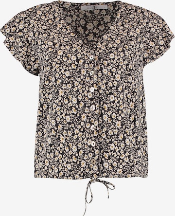 Hailys Bluse 'Ar44isa' in Schwarz: Vorderseite