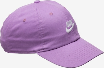 Cappello da baseball 'Heritage 86' di Nike Sportswear in lilla: frontale