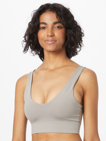 Varley Bustier Sport-BH 'Always Edwards' in Grau: predná strana