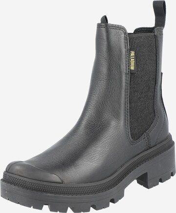 Chelsea Boots Palladium en noir : devant