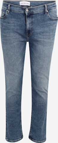 Calvin Klein Jeans Plus Skinny Farkut värissä sininen: edessä