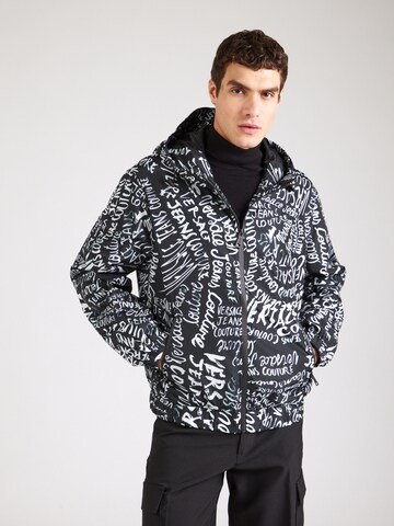 Versace Jeans Couture Демисезонная куртка в Черный: спереди
