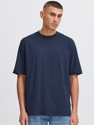 !Solid Rundhalsshirt ' SDBILOP ' in Blau