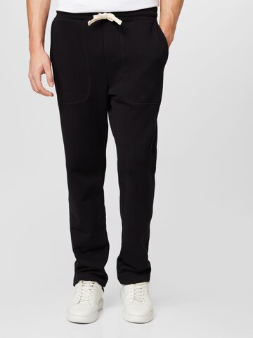 NORSE PROJECTS - regular Pantalón 'Falun' en negro: frente