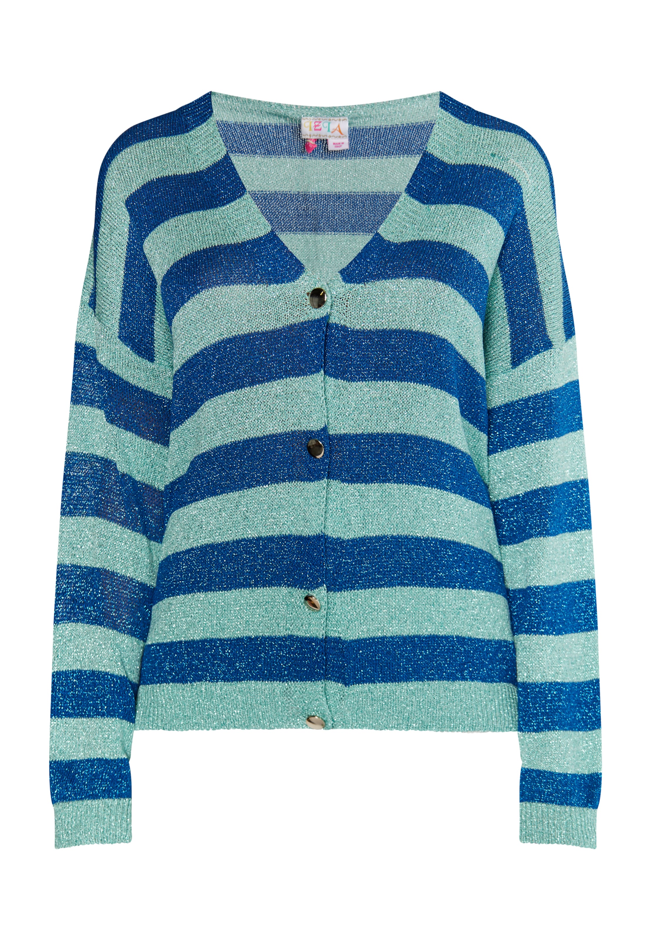 IZIA Neuletakki värissä sininen: etupuoli