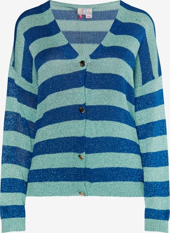 IZIA Knit cardigan in Blue: front